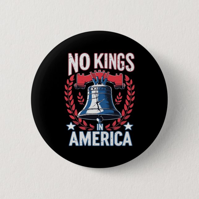 Inga kungar i Amerika Design Klassisk konstnärlig  Knapp (Framsida)