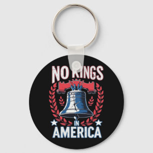 Inga kungar i Amerika Design Klassisk konstnärlig Nyckelring