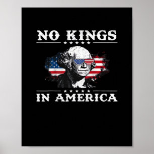 Inga kungar i Amerika Doge Klassiskt Roligt Meme Poster