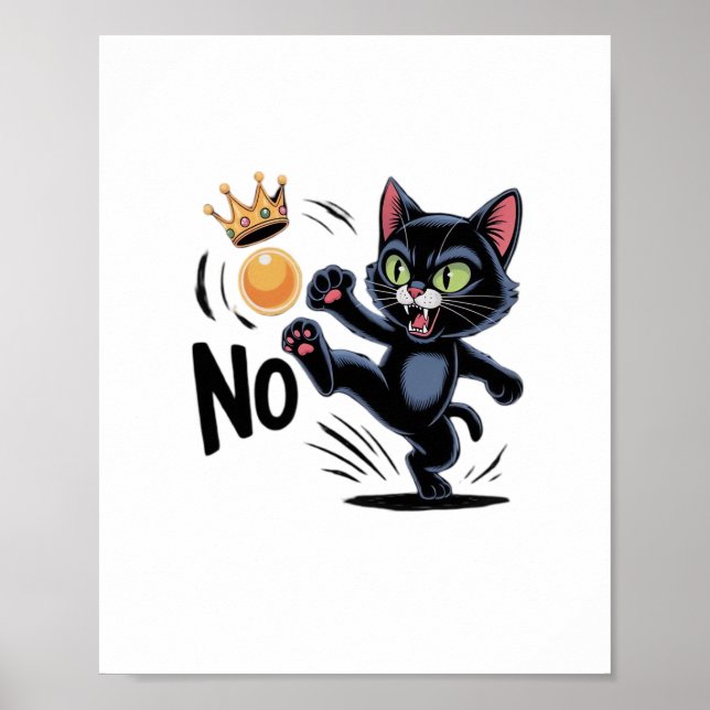 Inga kungar i Amerika Essential Minimal Ren Poster (Framsidan)