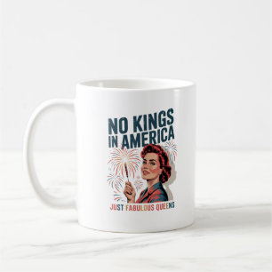 Inga kungar i Amerika Fantastisk Drottningars Prid Kaffemugg