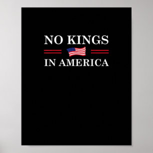 Inga kungar i Amerika Frihet Ingen kung lever Amer Poster