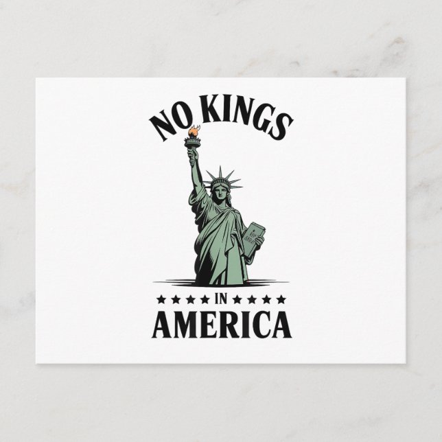Inga kungar i Amerika Frihetsgudinnan Tilläggskort (Framsida)