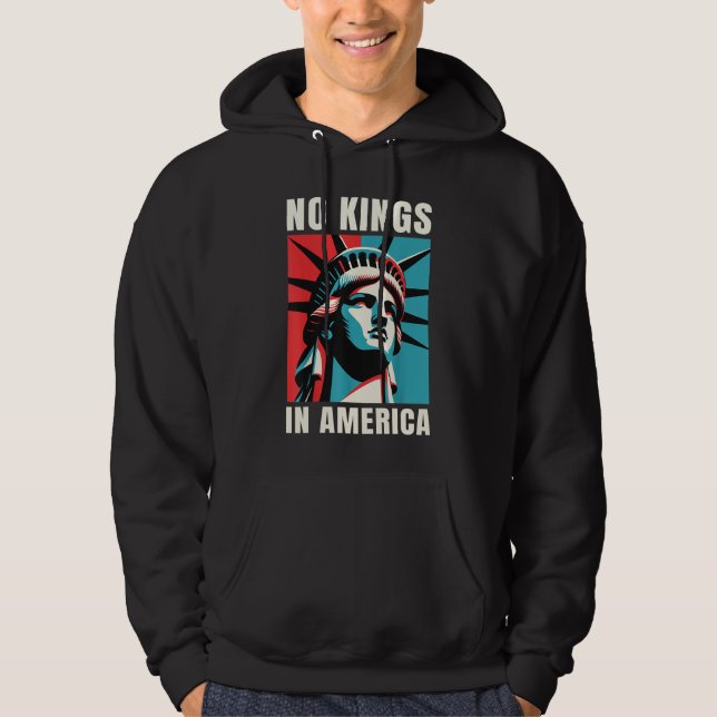Inga kungar i Amerika Hoodie (Framsida)