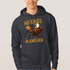 Inga kungar i Amerika Hoodie