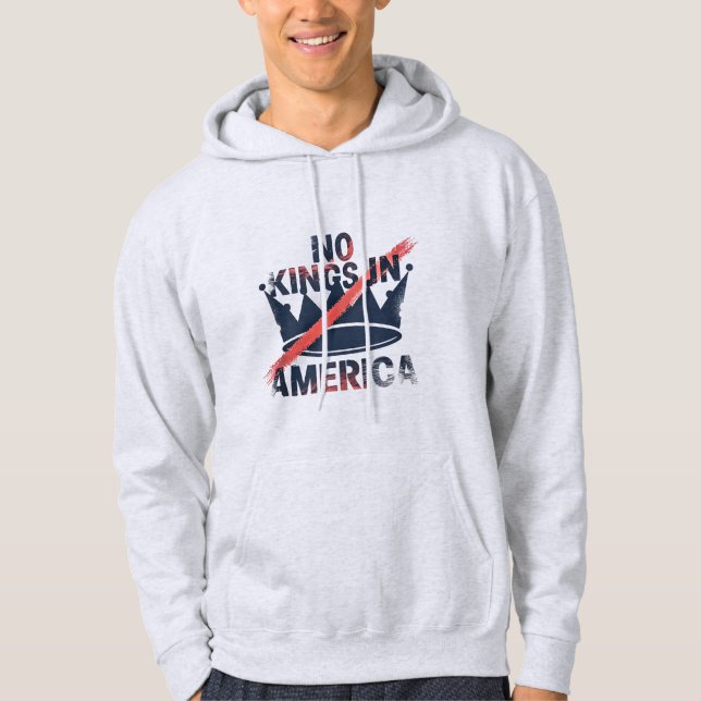 Inga kungar i Amerika Hoodie (Framsida)