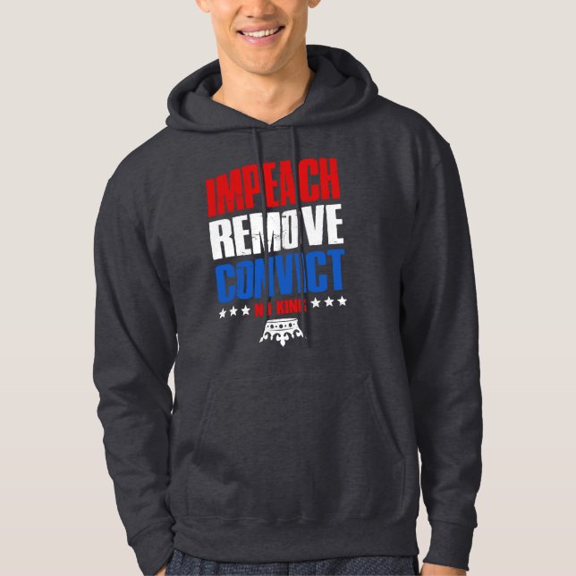 Inga kungar i Amerika Hoodie (Framsida)
