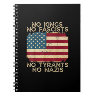 Inga kungar i Amerika Inga fascister Vi folket Pol Anteckningsbok