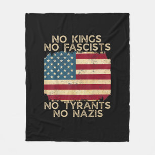 Inga kungar i Amerika Inga fascister Vi folket Pol Fleecefilt