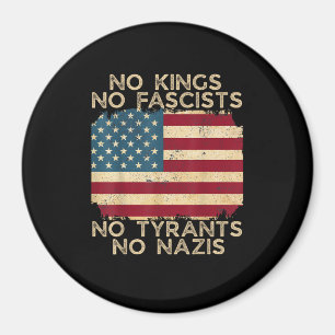 Inga kungar i Amerika Inga fascister Vi folket Pol Magnet