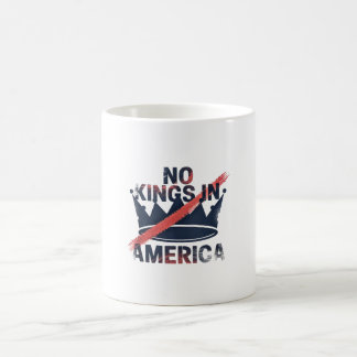 Inga kungar i Amerika Kaffemugg