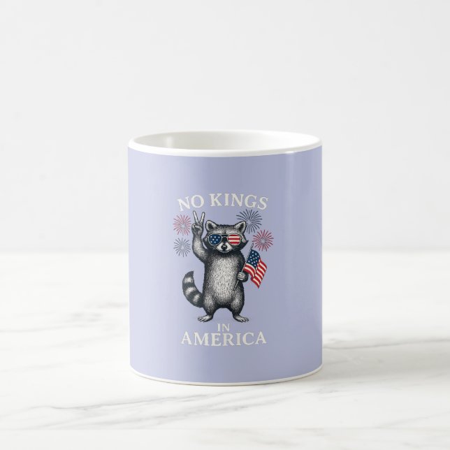 Inga kungar i Amerika Kaffemugg (Center)