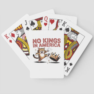 Inga kungar i Amerika Klassisk estetisk design Casinokort