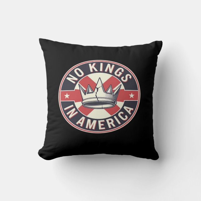 Inga kungar i Amerika Kreativ stil Kudde (Framsida)