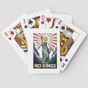 Inga kungar i Amerika Liberity Status USA Demokrat Casinokort