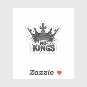 Inga kungar i Amerika Minimal Rent Klistermärken