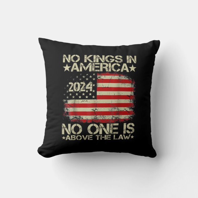 Inga kungar i Amerika Minimal Rent Kudde (Framsida)