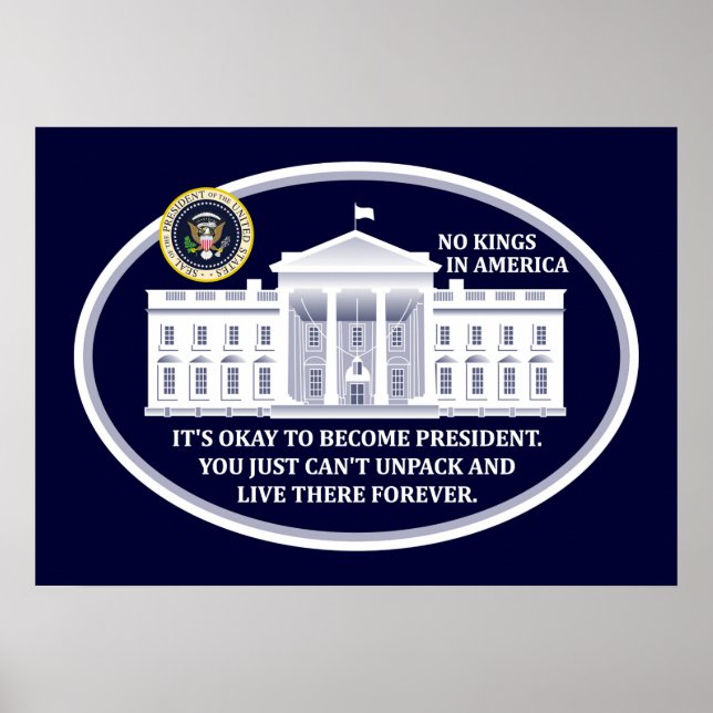 Inga kungar i Amerika-poster Poster (Framsidan)
