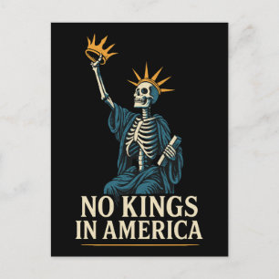 Inga kungar i Amerika protesterar Helg Vykort