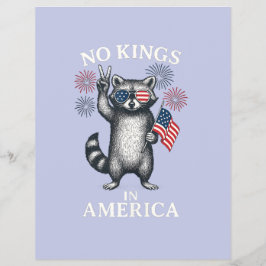 Inga kungar i Amerika Reklamblad