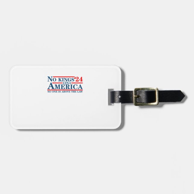 Inga kungar i Amerika Retro Classic Bagagebricka (Horisontell Framsida)