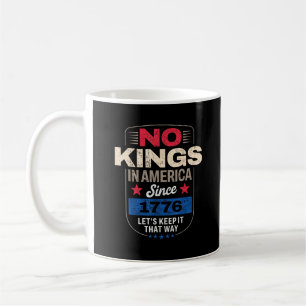 Inga kungar i Amerika Retro Classic Kaffemugg