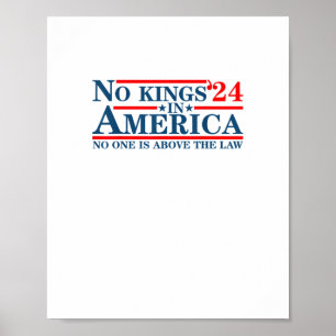 Inga kungar i Amerika Retro Classic Poster