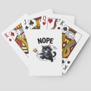 Inga kungar i Amerika Rolig sparkande krona Klassi Casinokort