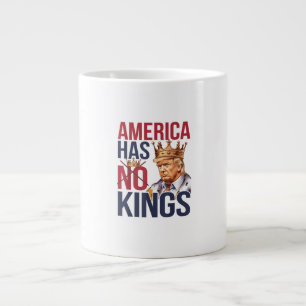 Inga kungar i Amerika Roligt Amerika har ingen kun Jumbo Mugg