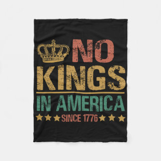 Inga kungar i Amerika sedan 1776 Anti-trump Rolig Fleecefilt