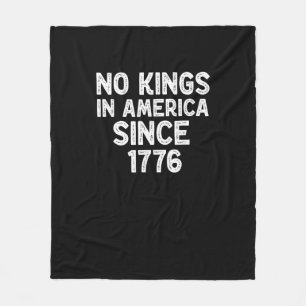 Inga kungar i Amerika sedan 1776 Demokrater Patrio Fleecefilt