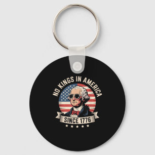 Inga kungar i Amerika sedan 1776-design Nyckelring