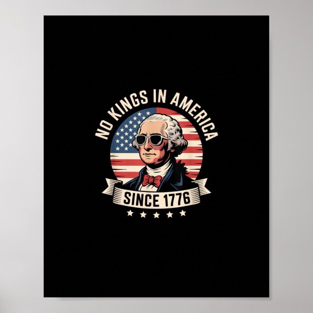 Inga kungar i Amerika sedan 1776-design Poster (Framsidan)
