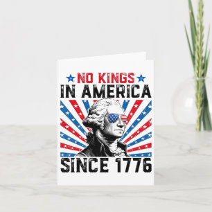 Inga kungar i Amerika sedan 1776 Distressed Usa Fl Kort