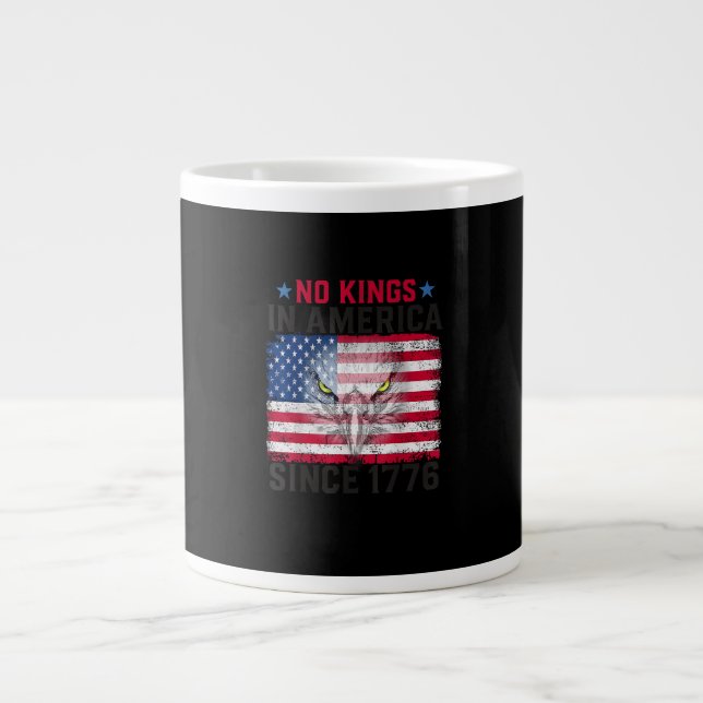 Inga kungar i Amerika sedan 1776 Freedom Creative  Jumbo Mugg (Framsidan)