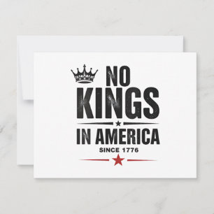 Inga kungar i Amerika sedan 1776 Inbjudningar
