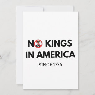 Inga kungar i Amerika sedan 1776 Inbjudningar
