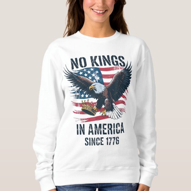 Inga kungar i Amerika sedan 1776 Inga kungar T Shirt (Framsida)