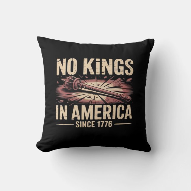 Inga kungar i Amerika sedan 1776 King Free Classic Kudde (Framsida)