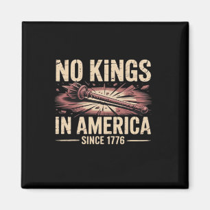 Inga kungar i Amerika sedan 1776 King Free Classic Magnet