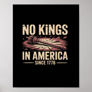 Inga kungar i Amerika sedan 1776 King Free Classic Poster