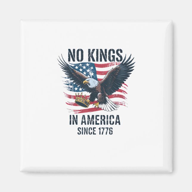 Inga kungar i Amerika sedan 1776 Minimal Rent Magnet (Framsidan)