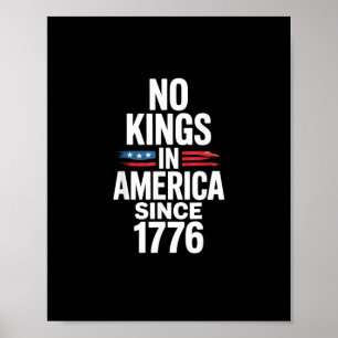 Inga kungar i Amerika sedan 1776 Minimal Rent Poster