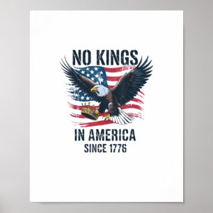 Inga kungar i Amerika sedan 1776 Minimal Rent Poster