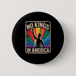 Inga kungar i Amerika sedan 1776 Patriotisk stil Knapp