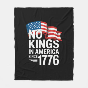 Inga kungar i Amerika sedan 1776 Protest Kreativ S Fleecefilt