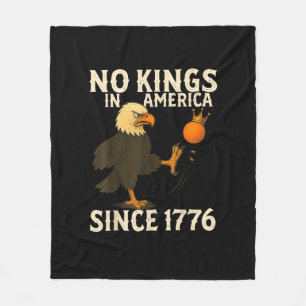 Inga kungar i Amerika sedan 1776 Rolig frihetsvib Fleecefilt