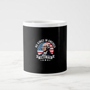 Inga kungar i Amerika sedan 1776 Rolig frihetsvib Jumbo Mugg