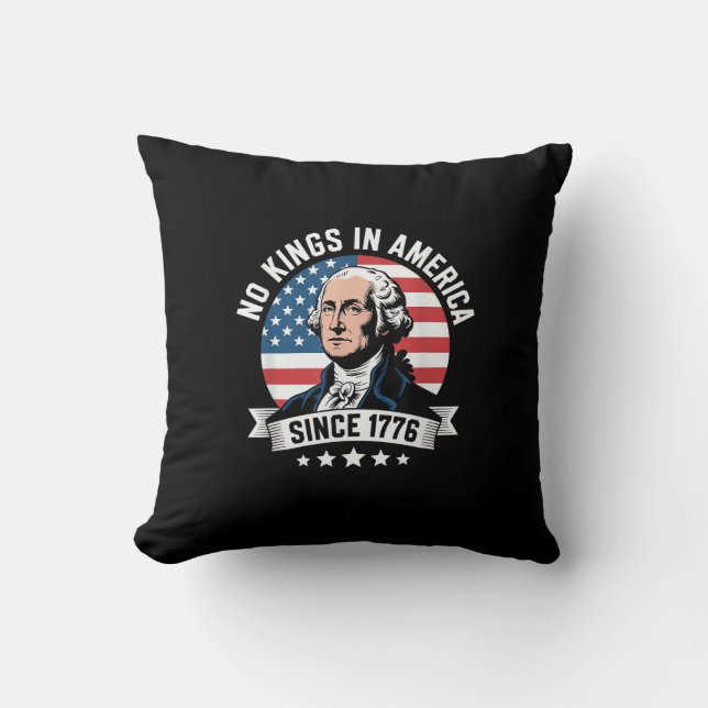 Inga kungar i Amerika sedan 1776 Rolig frihetsvib Kudde (Framsida)