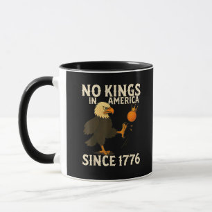 Inga kungar i Amerika sedan 1776 Rolig frihetsvib Mugg